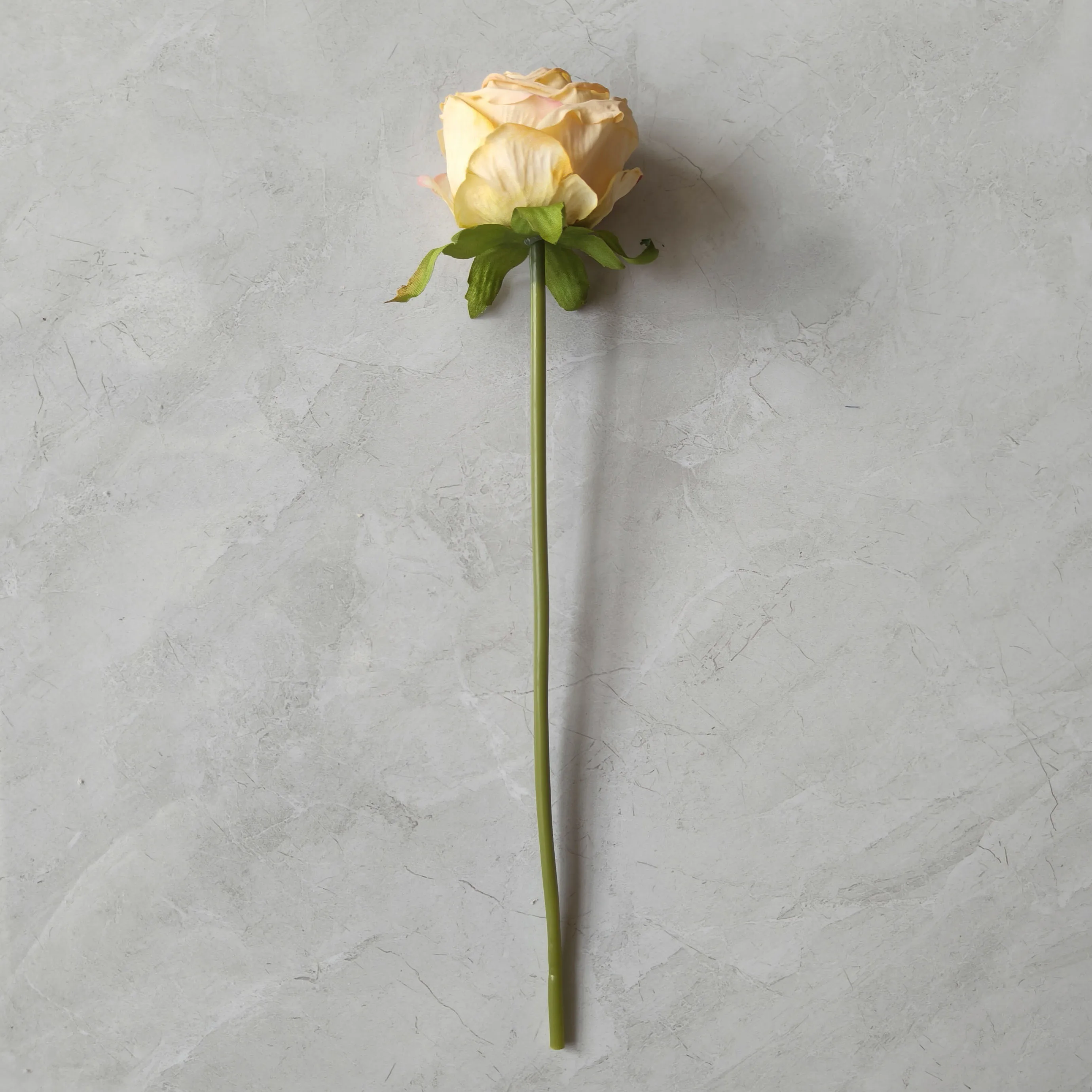 YIWAN wholesale cheap single burnt edge lychee rose High branch big rose silk flowers Artificial Flowers Handmade