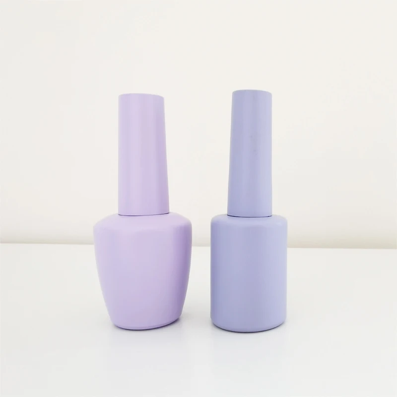 crown shape custom clear europe premium nail polish bottles empty 18ml cube clear with silver cap