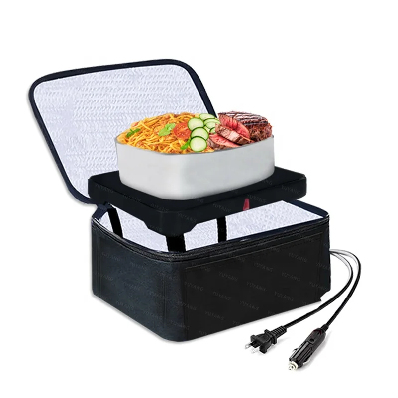 Wholesale 110V 220V 12V 24V Mini Portable Microwave Personal Warming Oven Electric Heated Lunch Box Food Warmer For Camping