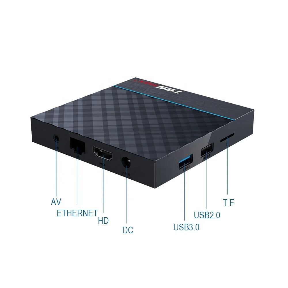 WISTAR TV BOX T95 MAX set top box 64GB Android 9.0 Dual WIFI+BT 8k HD network
