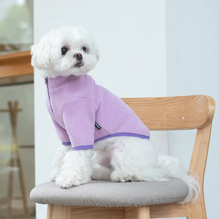 Dog Cashmere Coat Candy Colored Korea Style Warm Breathable Clothes for Small Dogs