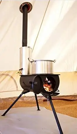 
camping wood burning stove for camp 