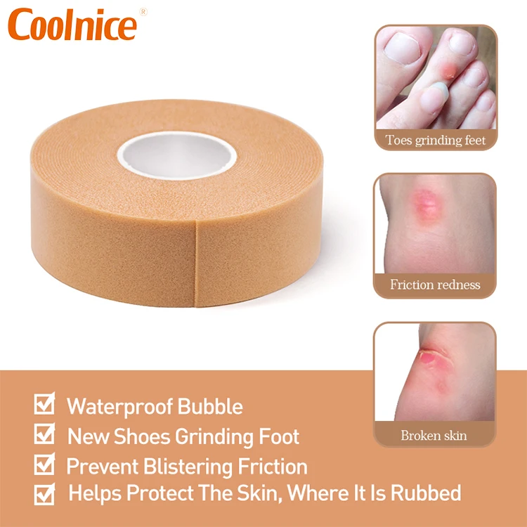 Women Heel Tape High Heel Shoes Back Heel Blister Relieve First Aid Sticker Waterproof Wear-Resistant Patch Foot Pads