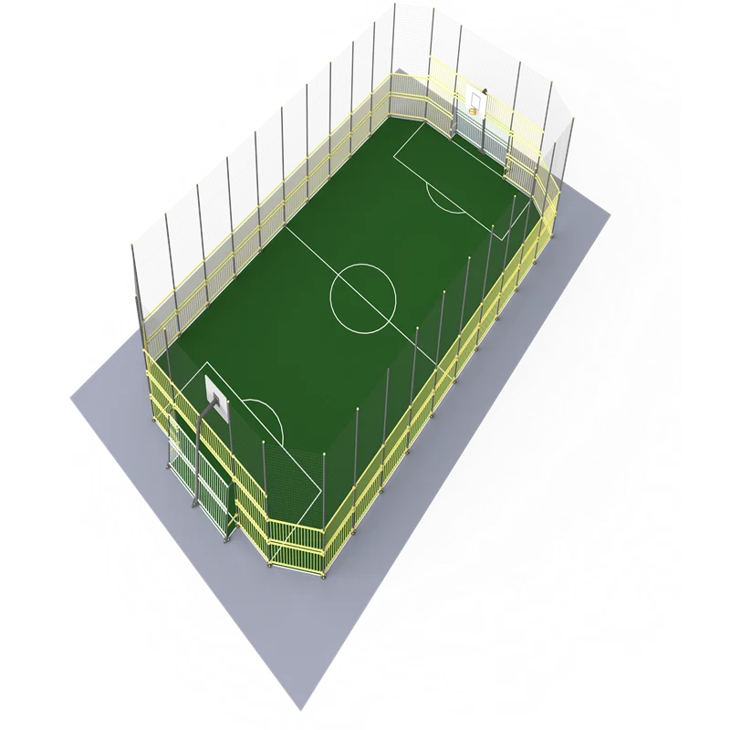 Durable 20x40 meters All-in-One Sport Grounds Multi-Sport Court Football Play Cage for outdoor