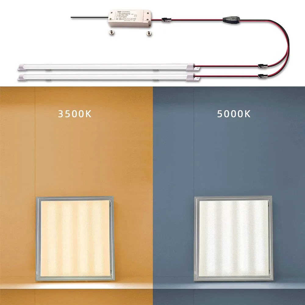 ETL DLC 5.1 NLC High Light Efficiency 30w Led Troffer retrofit Kits With BLE Motion Sensor