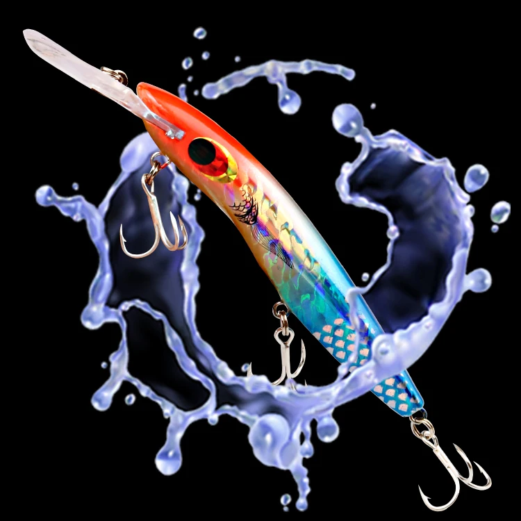 ABS Hard Minnow Fishing Lures With Quality Sharpened Hook Artificial Deep Minnow Fishing Bait Lures Fishing Minnow