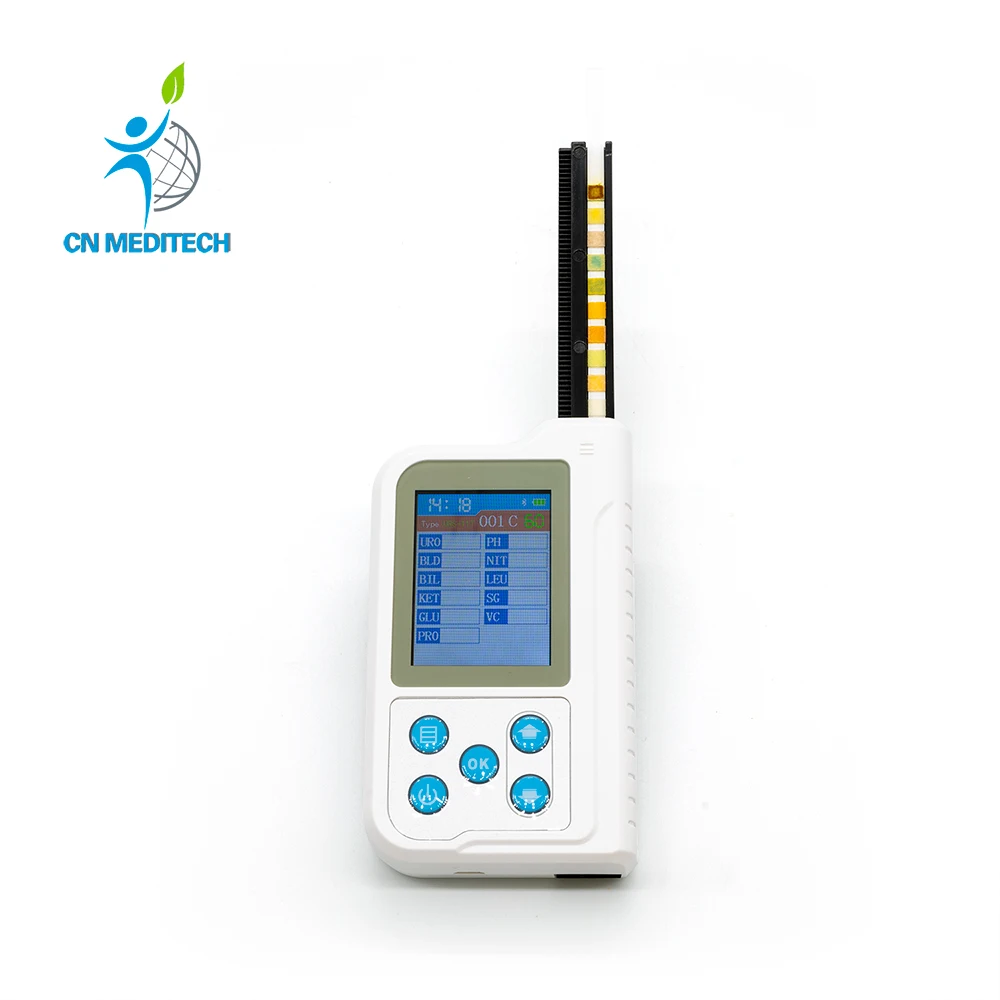 Laboratory Testing Equipment Urine Analyzer Strip Handheld Portable Big LCD Chemical Urine Analyzer Machine