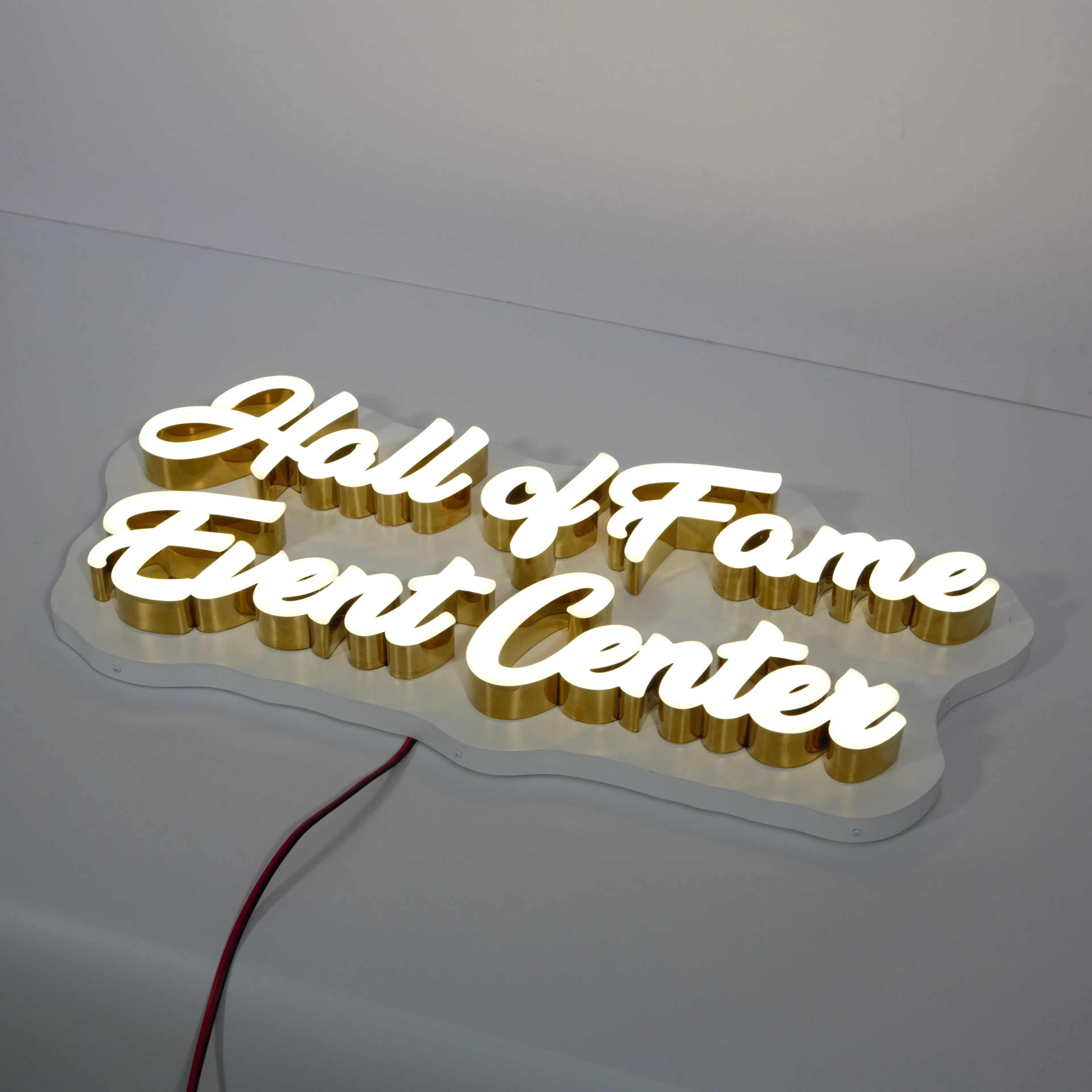 Koncept Lighted Digital Door Sign Front lit Letters 3D Lighting Acrylic Led Channel Letters Signage Electronic Signs