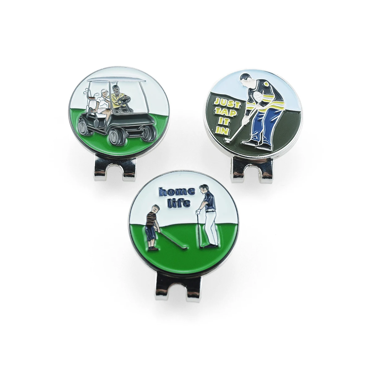 China Factory Wholesale customized golf ball marker removable golf chip with magnet