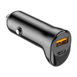 2022 New Product Usb18W & Pd20W With Package Car Charger 20W Type-C Quick Car Charger