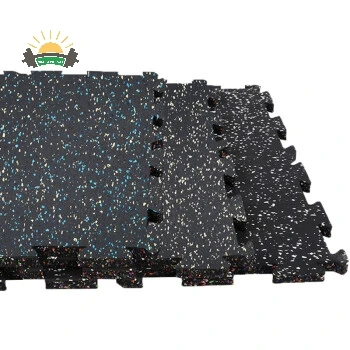 Puzzle type rubber mat gym fitness high density interlock gym mat