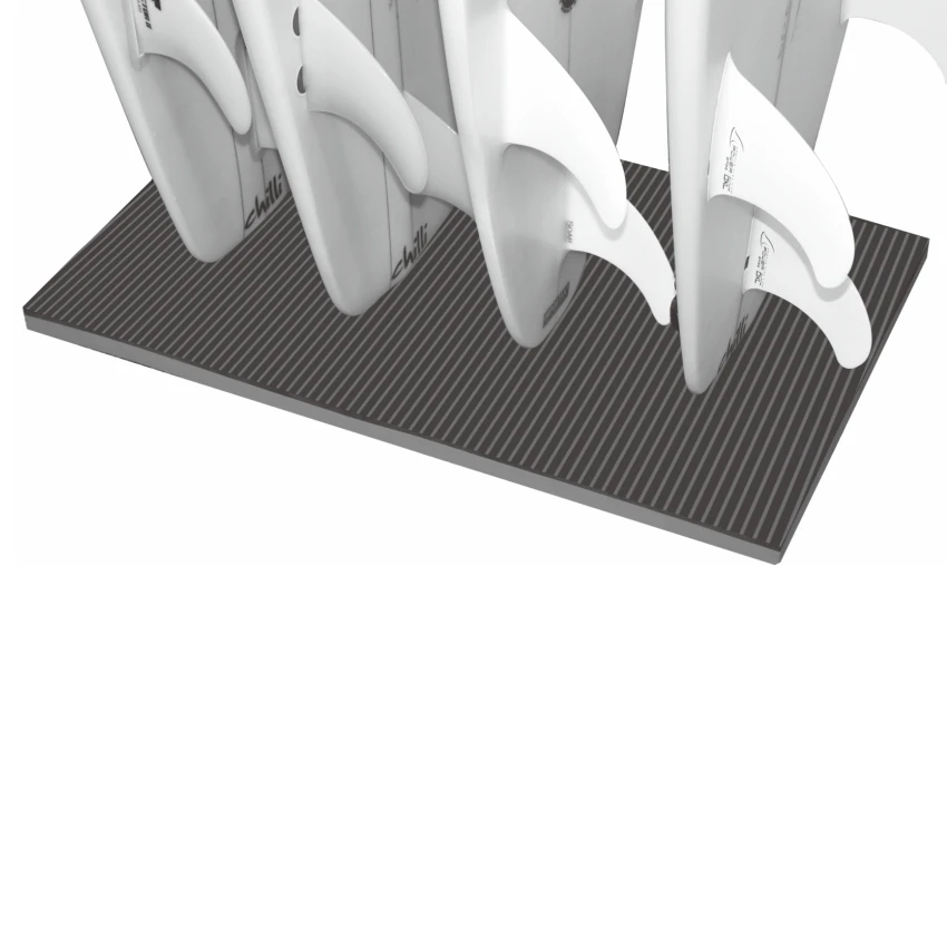 OEM High Strength Heavy Duty Surfboard Storage Display Wall Rack  4 surfboard