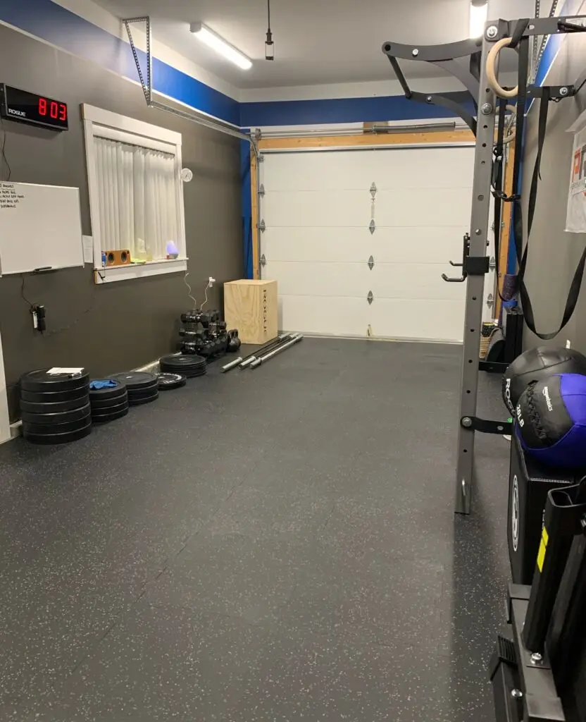 Резиновый настил для фитнеса rollsgym, блокирующий резиновый коврик