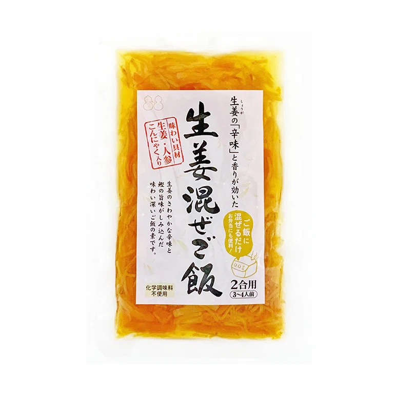 Made in Japan ginger rice packet bag fish sauce at low prices
