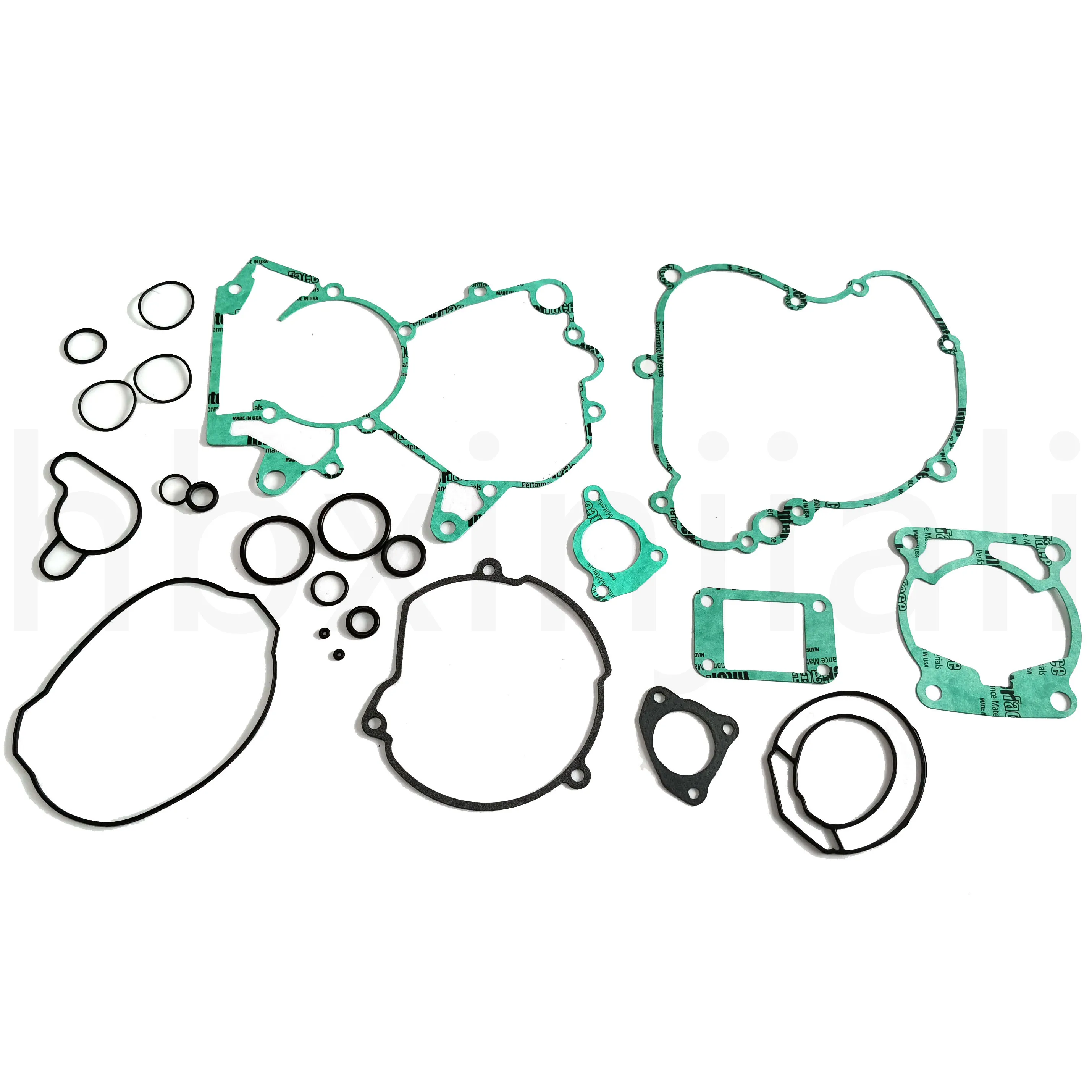 Motor engine spare parts accessories rubber motorcycle full gasket sheet set cylinder overhaul complete rebuild kit atv utv