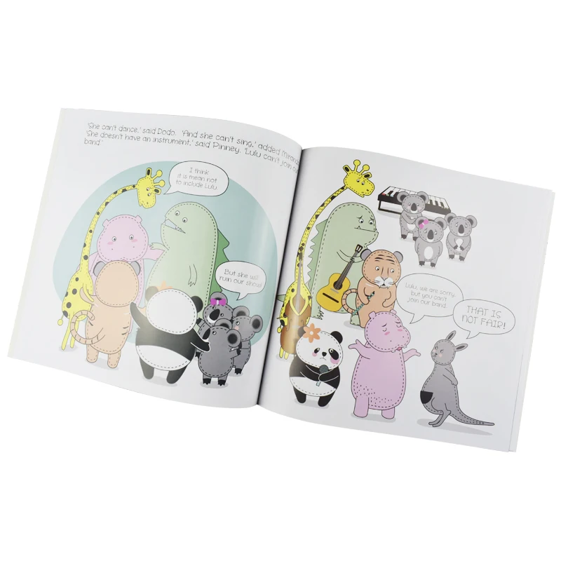 Custom Hardcover The Factory Price Color Story Picture Book Spot UV libros de primaria Children Book Printing for children