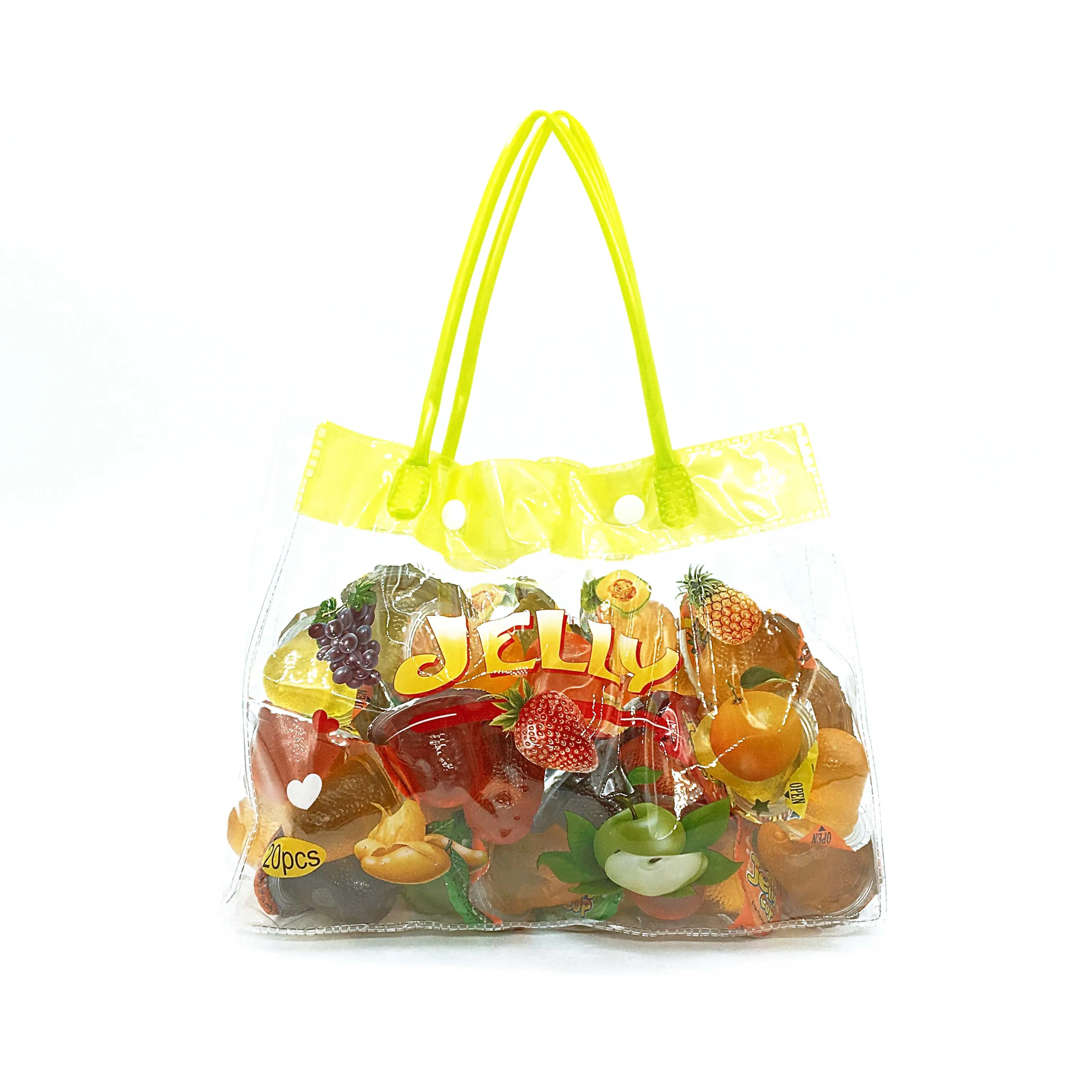 
Hand Bags Gift Packing Fruit Flavor Jelly Pudding Candy 