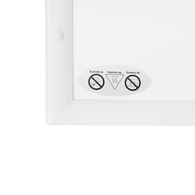 Flat panel radiator bathroom radiant heater infrared