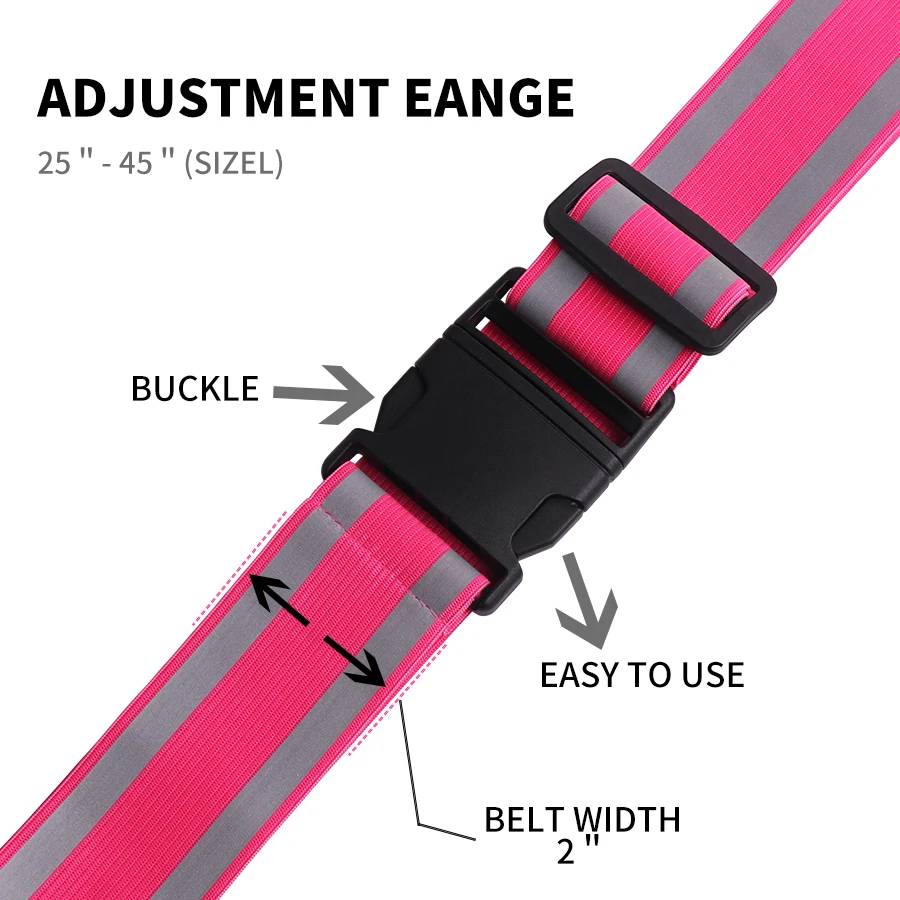 Unisex Customizable Printing Cross-border Hot Sell Reflective Night Running Gear High Visibility Safety Vest Set