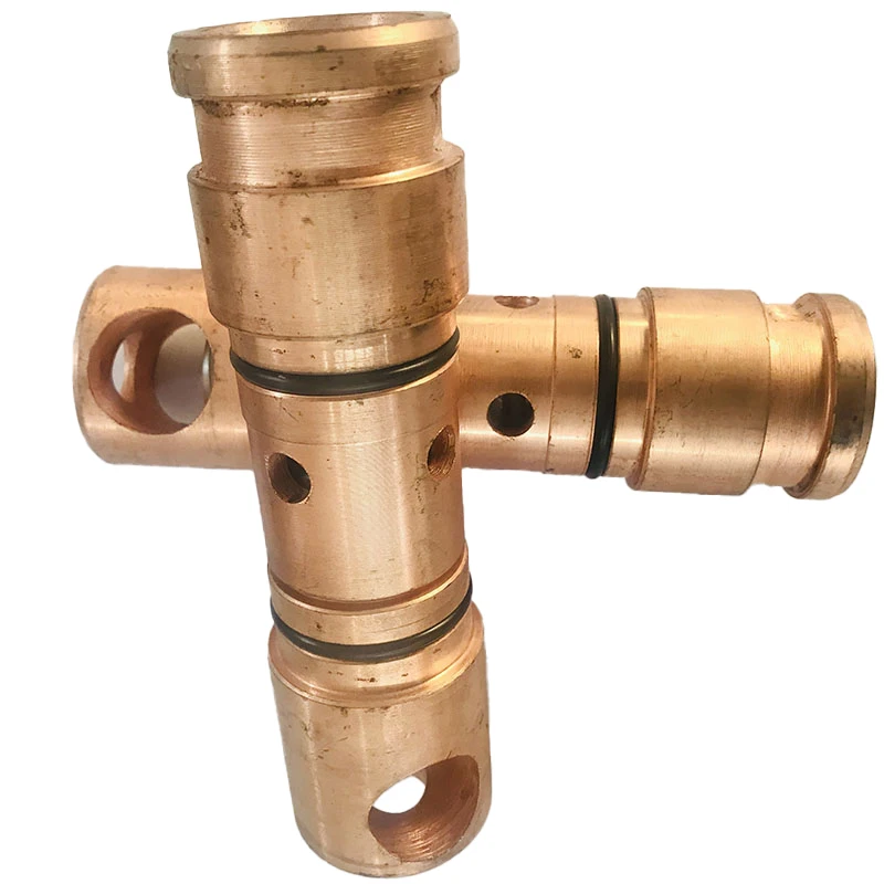 Hydraulic hose three-use valve mine three-use valve
