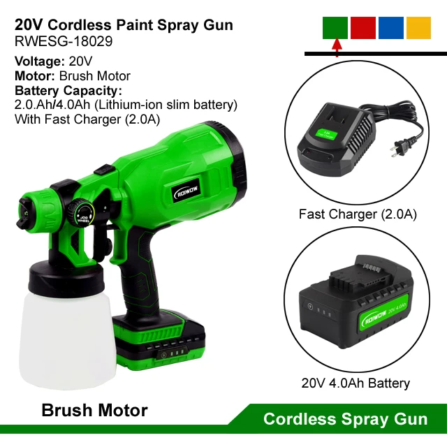 Sale 20V Lithium Battery Power Cordless Spray Painting Machine Small Rechargeable Paint Spray Guns Electric Spray Paint Machine