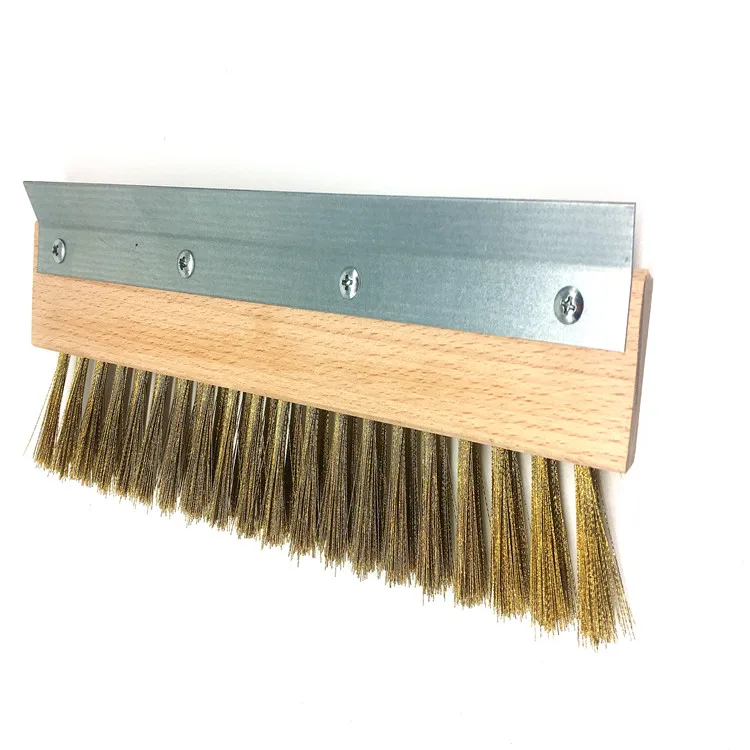 Промышленная прочность печь для пиццы камень Щетка скребок