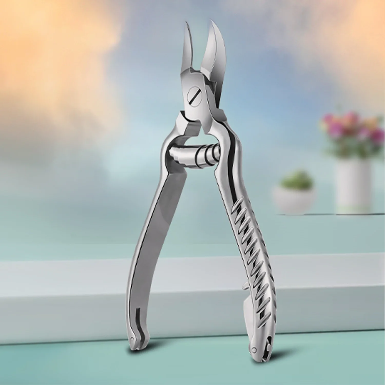 Stainless Steel Nail Clippers with Various Sizes for Hangnail and Cuticle Care, Gourd Shape, Butterfly Design Beauty Tweezers