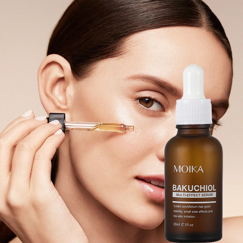 New arrivals Bakuchiol Skincare Whitening Anti Acne Dark Removal Glowing Low Irritation Face Serum For Sensitive Skin