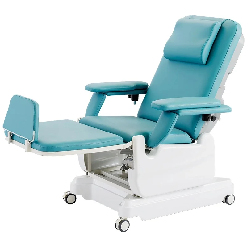 Medical Hospital Infusion Phlebotomy Mobile Manual Donor Sampling Chemotherapy Blood Donation Collection Dialysis Chair