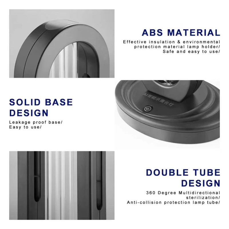 Wholesale 38W Ozone disinfection Ultraviolet Sterilizer Light 15/30/60 mins timing bactericidal lamp for bedroom hotel