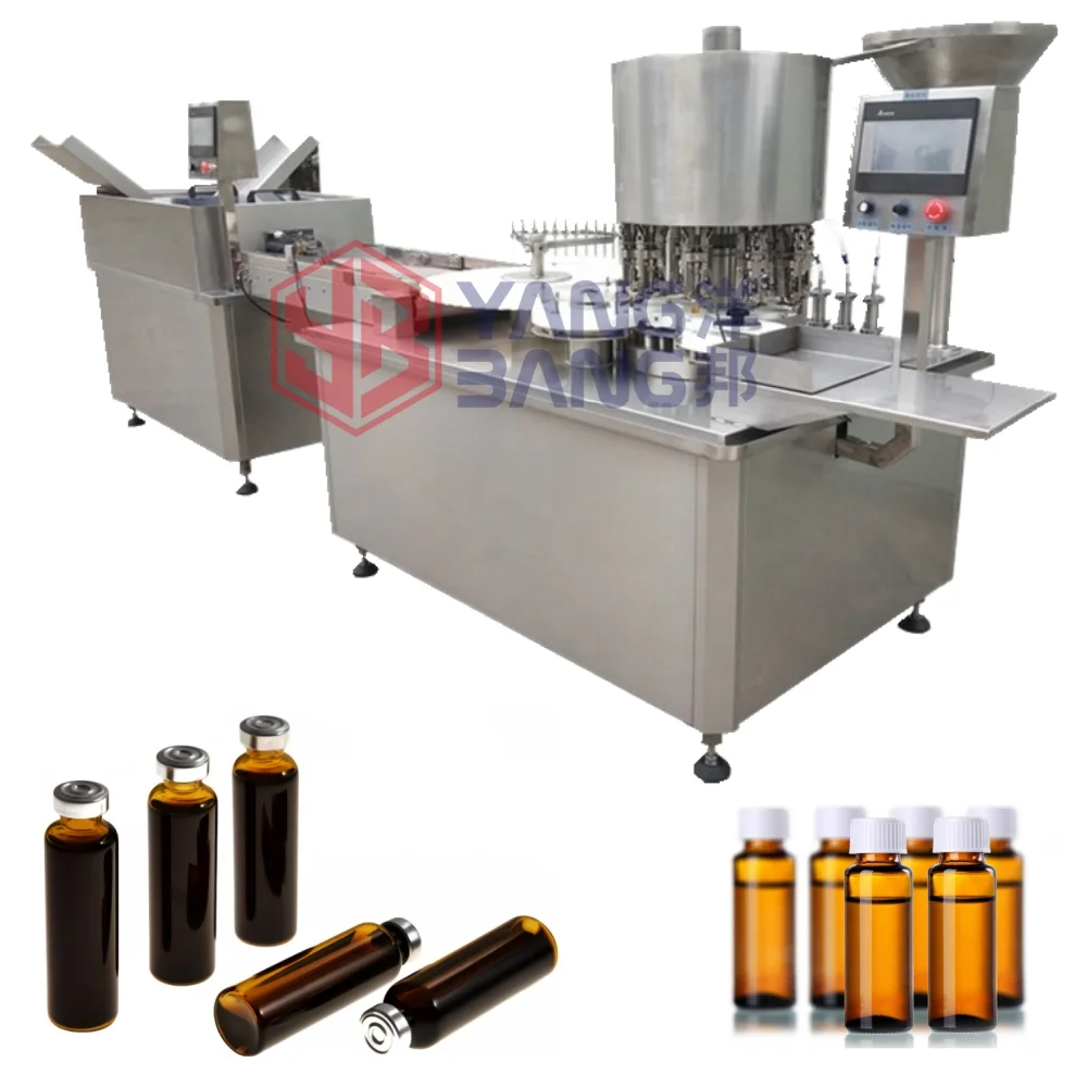 JB-K12 6000~18000 pcs/h Bottle Syrup Oral Liquid Filling Machine Production Line with GMP Standard