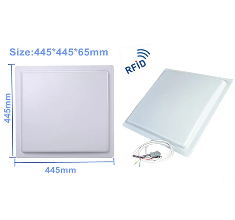 865Mhz/928Mhz UHF integrated RFID Reader 0-10m long range RFID Reader ZK-RFID102 build in 12dbi Antenna