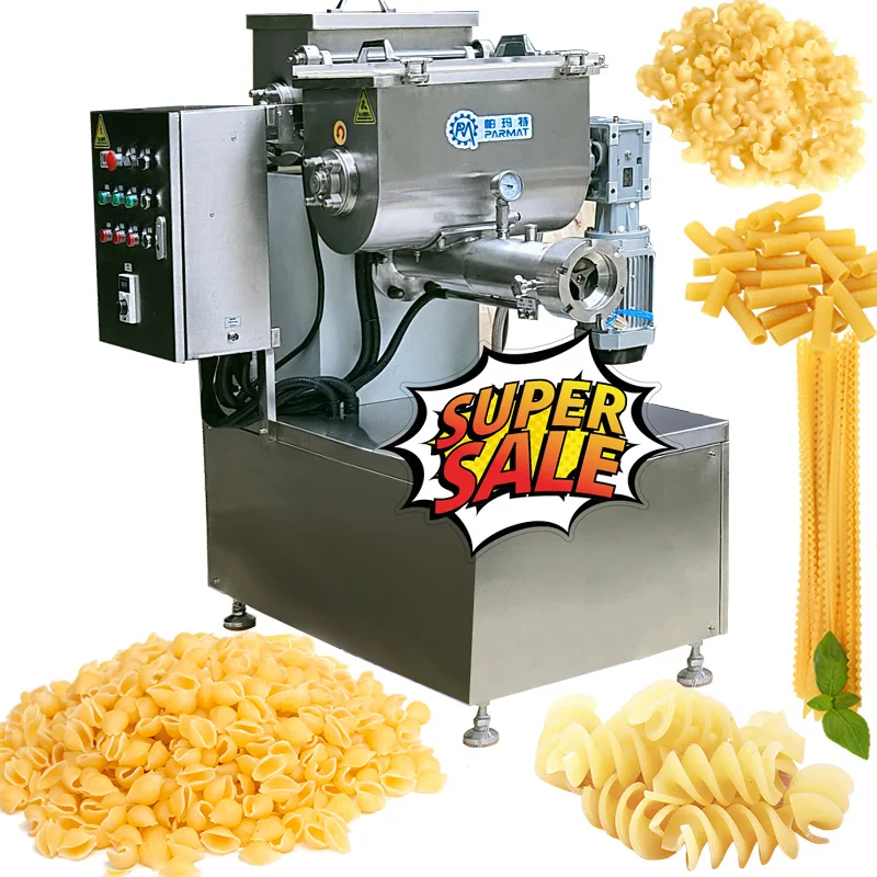 High quality automatic 50KG/H pasta extruder machines 304 material macaroni making machine Grain Product Making Machines at home