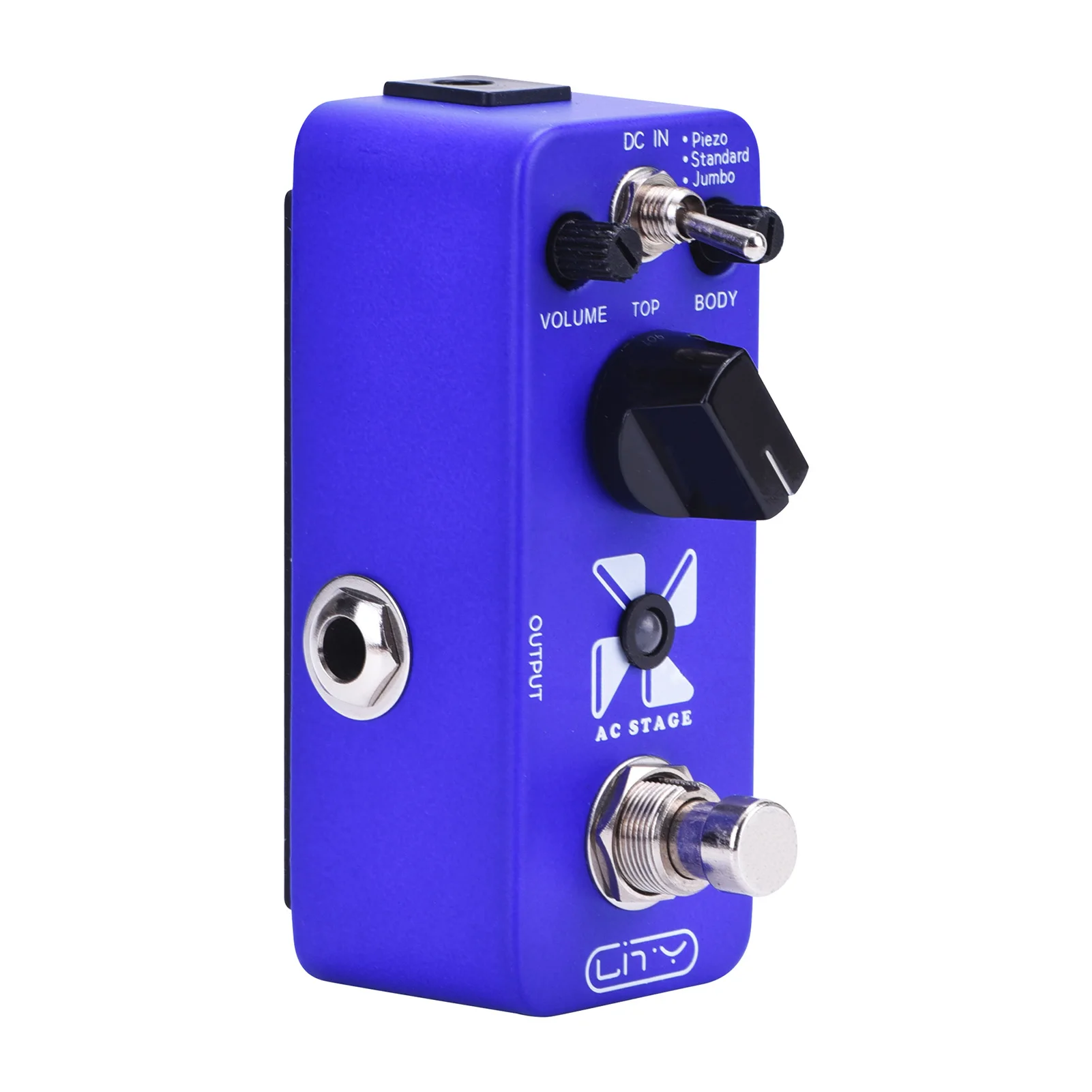 Acoustic AC Stage Acoustic Guitar Simulator Mini Pedal 3 Modes Piezo/Standard/Jumbo Sound for Electric Guitar Effect True Bypass
