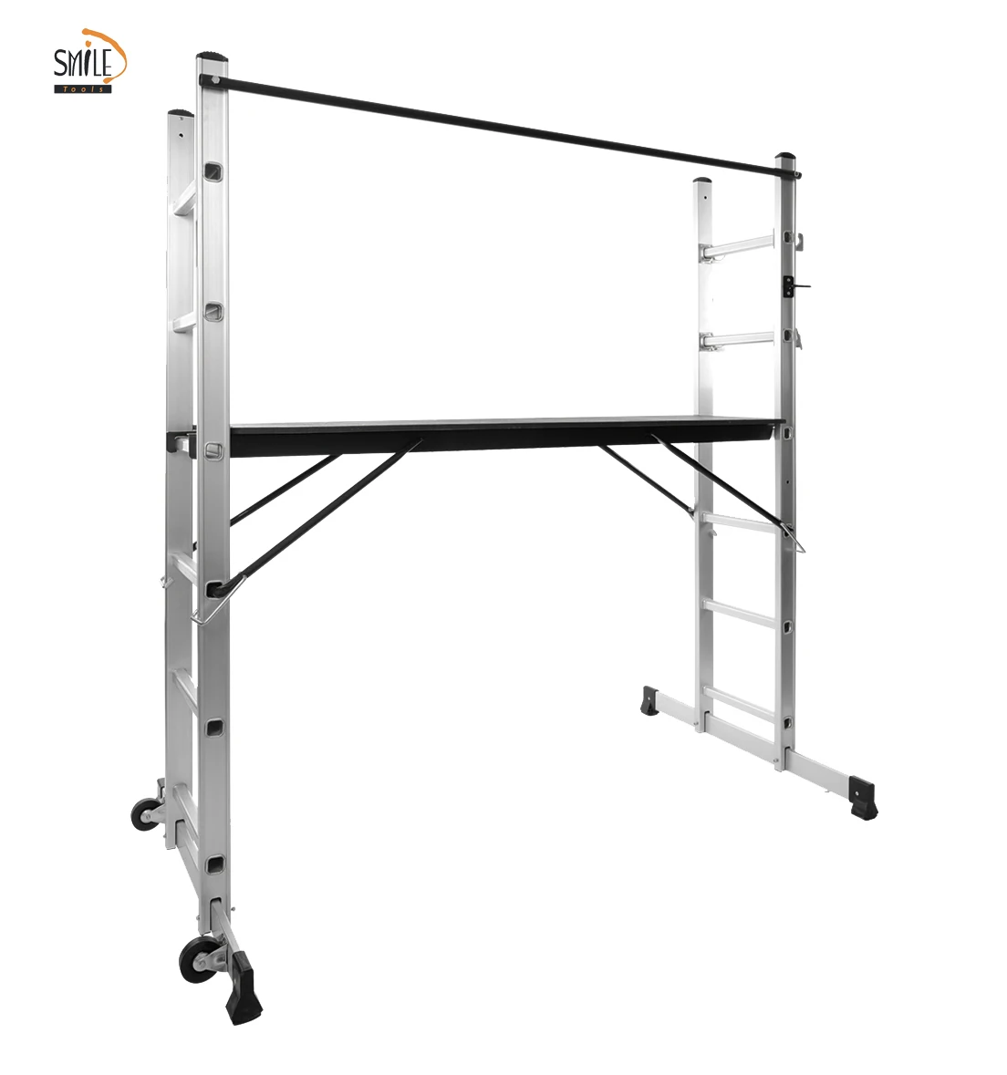 Aluminum Scaffold Tower Folding Mobile Scaffold Platform Aluminum Alloy Folding Building Scaffolding With Wheels