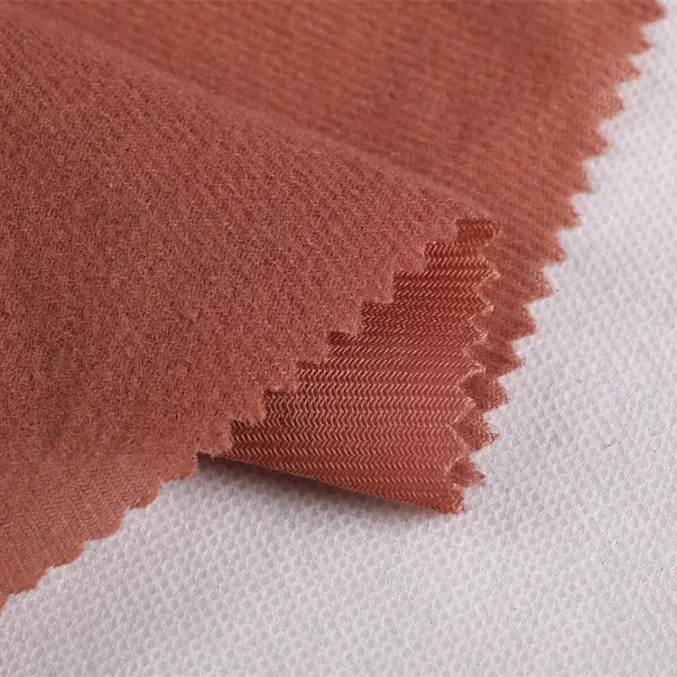 100 polyester warp knitted brushed tricot loop pile velvet terry fabric for auto