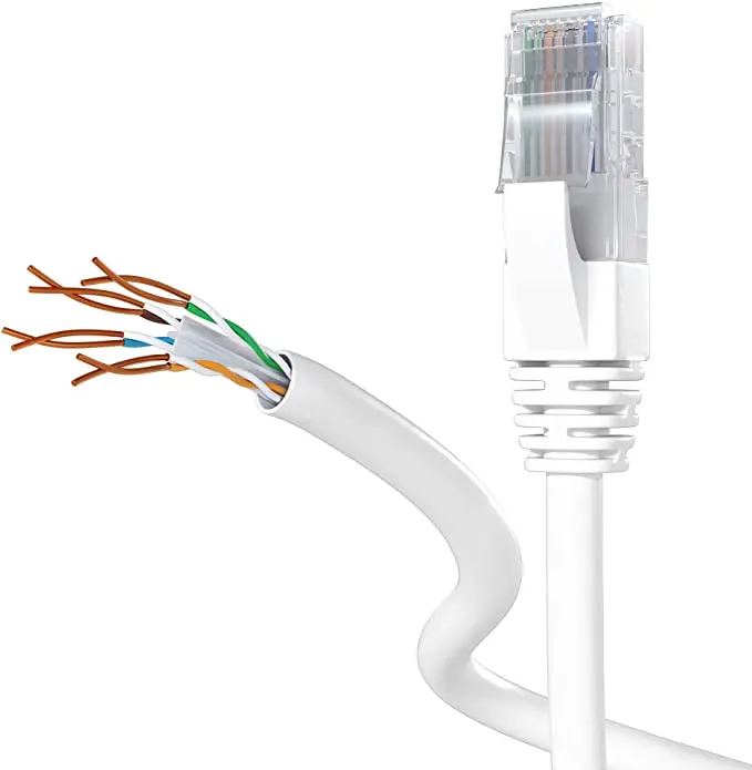 Custom Length 1m/5m/10m/50m/100m Rj45 Network Cable Cat5e/cat6/cat6a/cat7/cat8 Utp ftp sftp Cat 6 Rj45 Ethernet Cable Patch Cord
