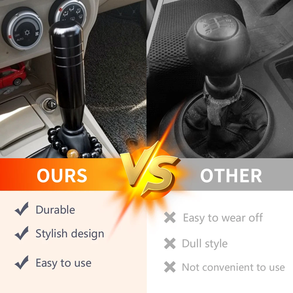 Universal Lever Shifter JDM Car Tuning Aluminum Mugen Gear Shift Knob Shifter Lever