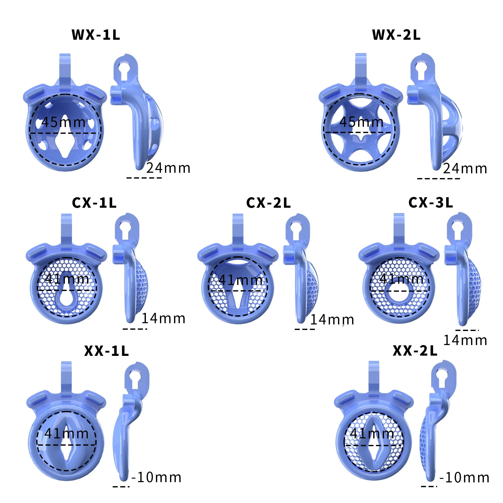 LOVE 2024 Short Cage Super Small Penis Ring Chastity Cage Locked In Lust Male Chastity Device With 4 Base Ring