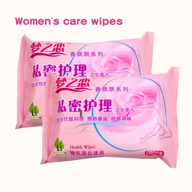 Disposable  Female Intimate Hygienic Cleaning Wet Wipes