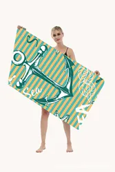 Oem Personalised Printed Cartoon Hooded Pool Poncho Bath Beach Towel For Kids Adult