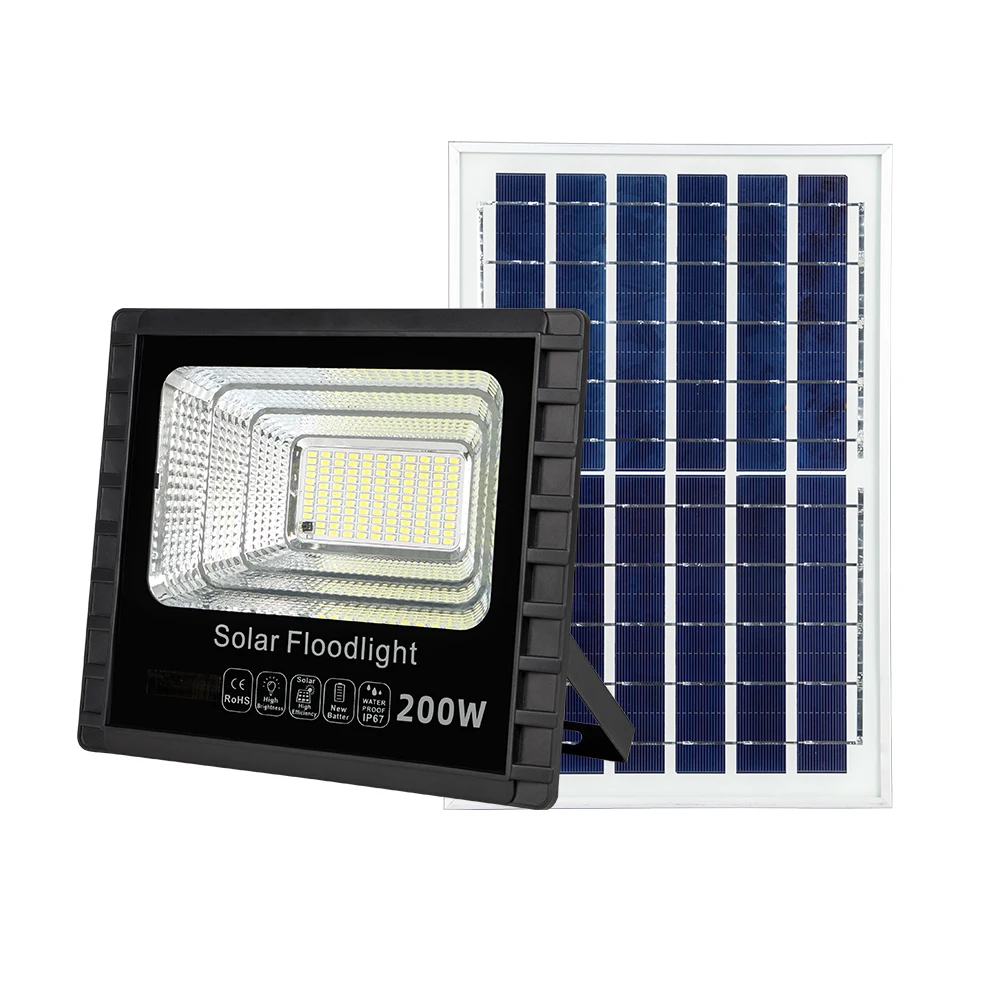 Zhong Shan IP65 Waterproof 100W 200W 300W 400W Outdoor LED Solar Flood Light