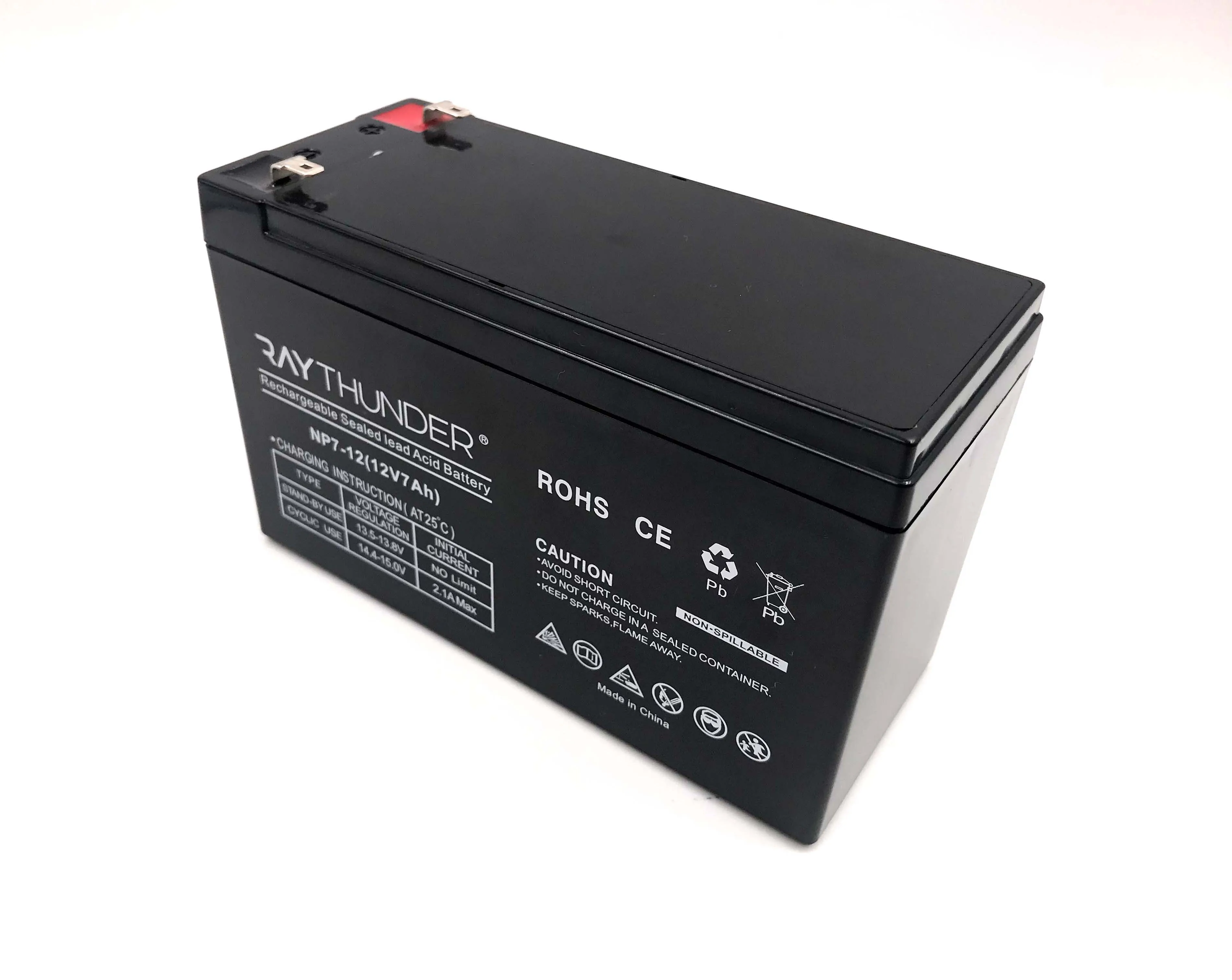 12V7AH свинцово-кислотный аккумулятор