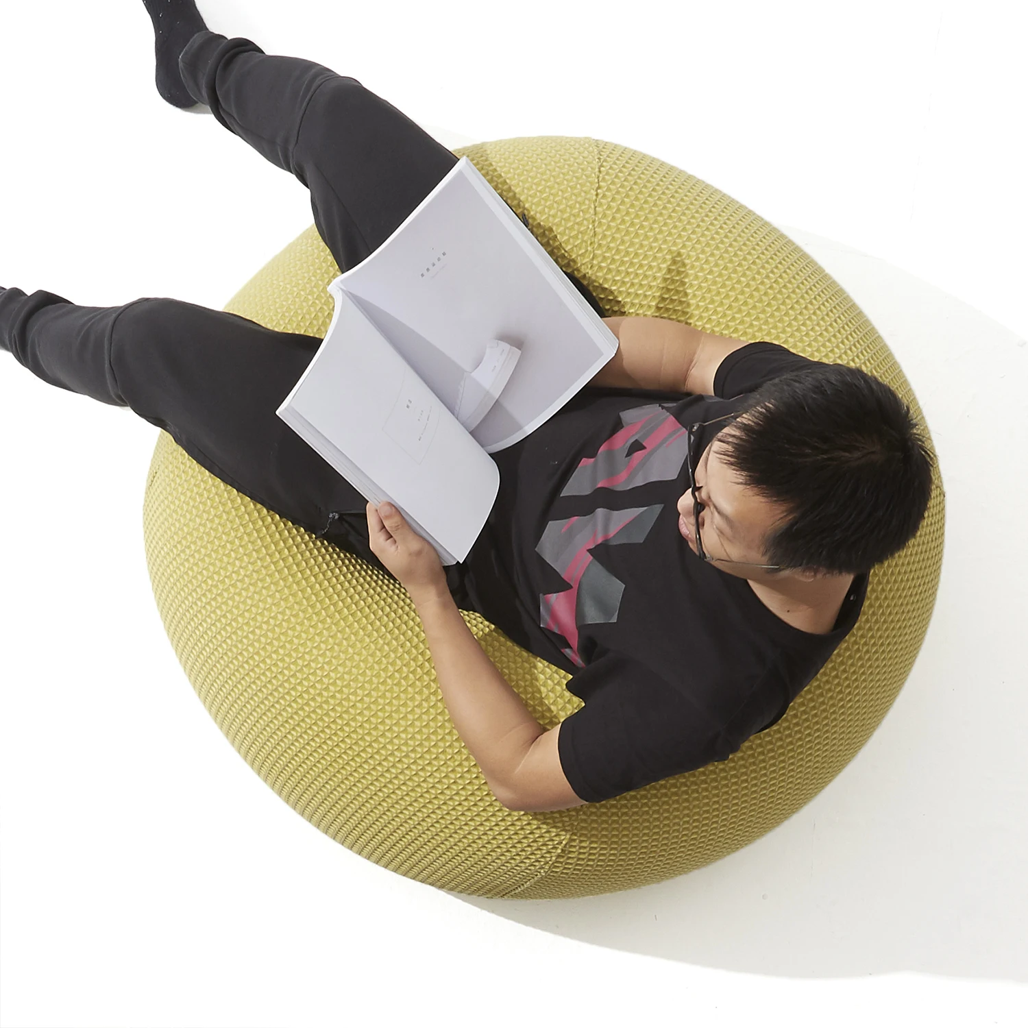 
Classic Bean Bag Sofa Chairs Without Filler Lazy Lounger Bean Bag Storage Chair Cover for Adults Kids Indoor Outdoor Home Garden 