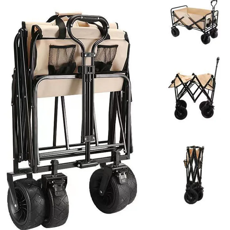 Excellent 2024 most popular Fashion Top class Sand Cart garden cart wagon camping trolley cart