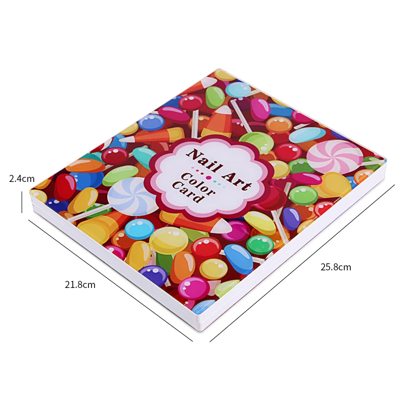 96 Colors Nail Tools Acrylic Nail Gel Display book For color display can oem logo display book