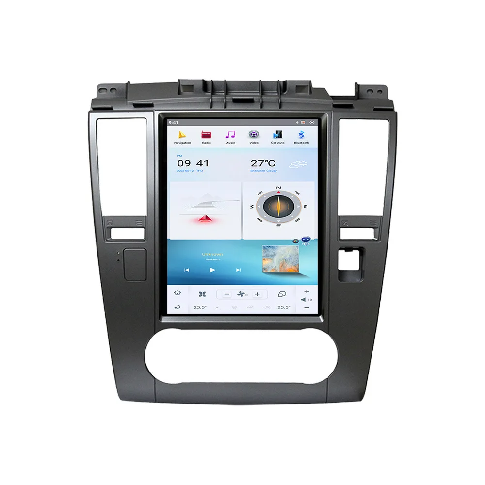 10.4 inch android 11 car dvd player gps navigation for tiida 2008 tesla screen stereo auto RADIO 8G RAM 128G ROM QUALCOMM 8 CORE