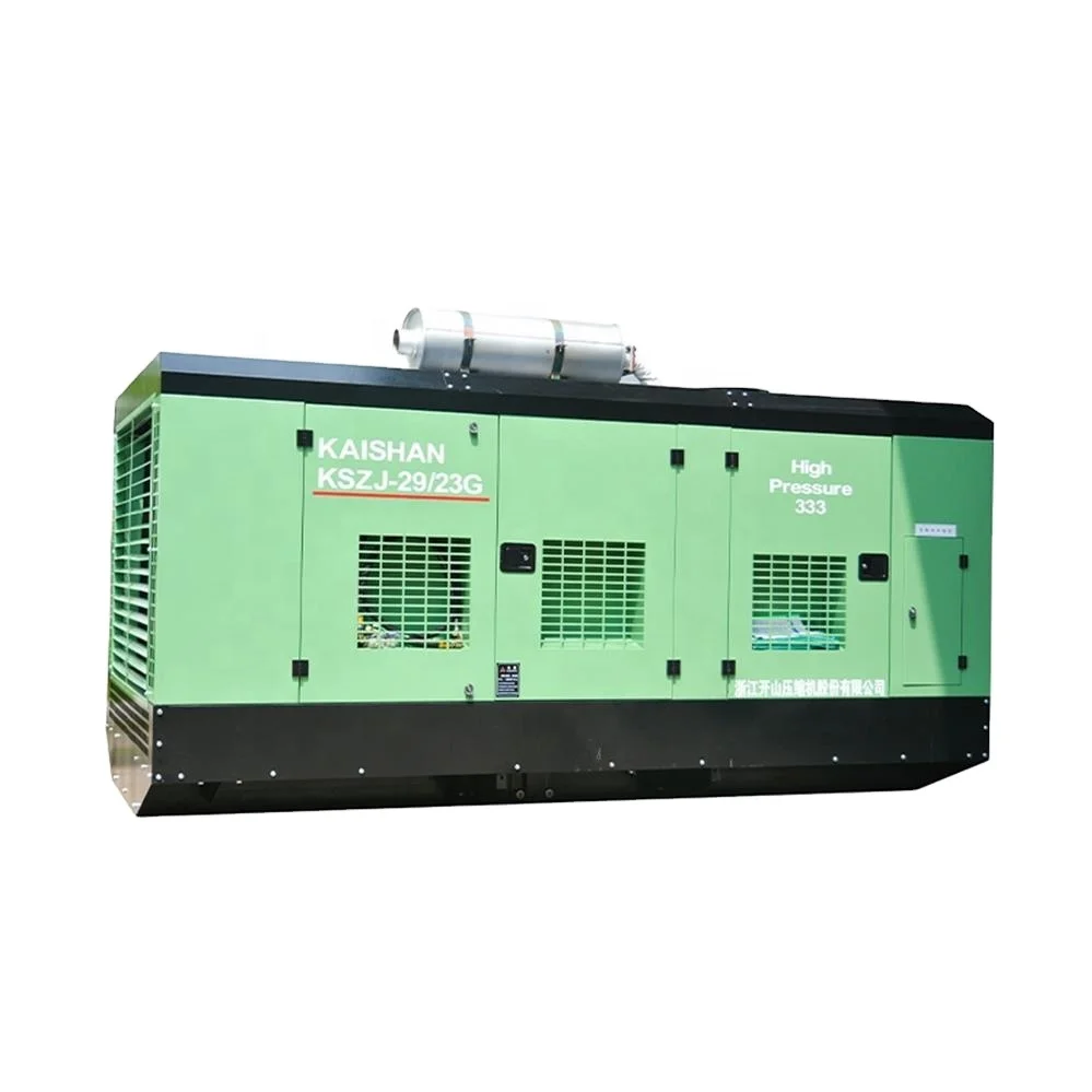 China Manufacture Best Quality High Pressure 17bar 220HP diesel screw air compressor portable Industrial Equipment