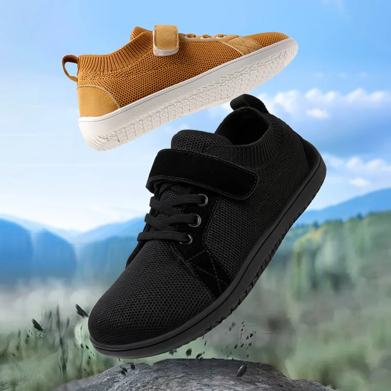 New Autumn Baby Shoes Toddler Boys Barefoot Shoes Soft Sole Girls Outdoor Tennis Fashion Little Kids Sneakers