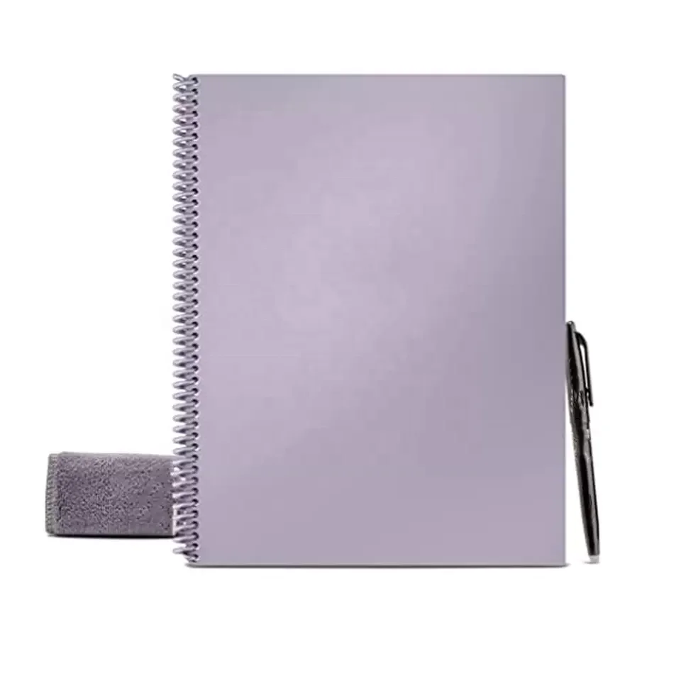Hot selling wholesale reusable refillable A4/A5/A6 custom spiral waterproof stone paper notebook